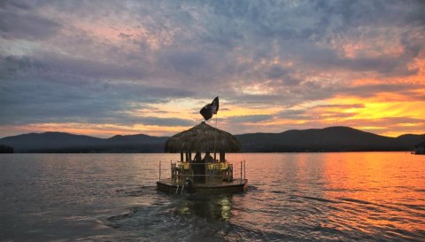 A Trip To This Floating Tiki Bar In New York Is The Ultimate Way To Spend A Summer Day