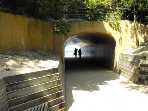 Walk Right Through A Dune At This Gorgeous Beachfront Park In Michigan