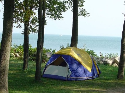 The One Amazing Place In Ohio Where You Can Camp Right On The Lake
