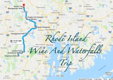 This Daytrip Will Take You To The Best Wine And Waterfalls In Rhode Island