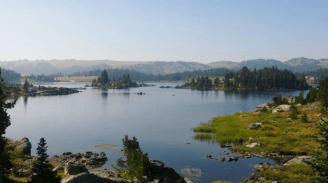 The One Amazing Place In Wyoming Where You Can Camp Right On The Lake