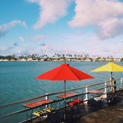 The Best Views In Hawaii Are Found At This Charming Oceanfront Cafe