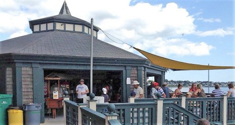 The Best Lobster Rolls In Rhode Island Can Be Found At This Beachside Snack Bar