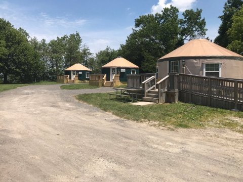 This New York Park Has A Yurt Village That’s Absolutely To Die For