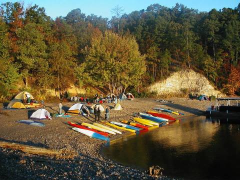 Pick An Island For A One-Of-A-Kind Camping Experience In Arkansas