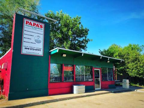 This Tiny Shop In Michigan Serves A Sausage Sandwich To Die For