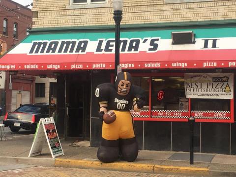 The Pizza At This Delicious Pittsburgh Eatery Is Bigger Than The Table