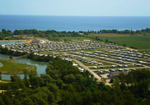 This Log Cabin Campground Near Detroit May Just Be Your New Favorite Destination