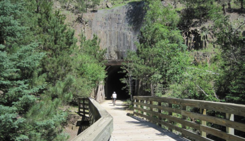 Follow This Abandoned Railroad Trail For One Of The Most Unique Hikes In South Dakota