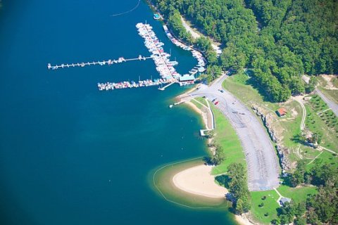 A Secret Tropical Beach In West Virginia, The Water At Sutton Lake Is A Mesmerizing Blue