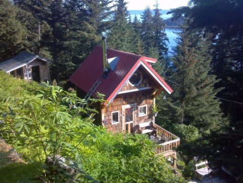 Nest At This Overlook Cabin For Amazing Cliffside Views In Alaska