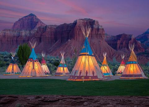 Spend The Night Under A Teepee At This Unique Utah Campground