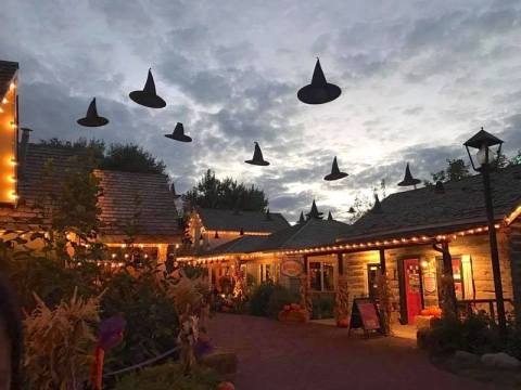 The Quirky Utah Village That Transforms Into A Witch's Wonderland Every Fall