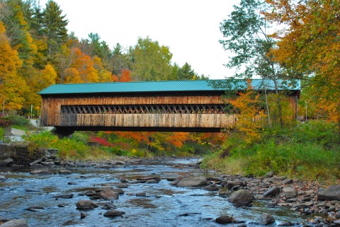 This Delightful Covered Bridge In Massachusetts Is Perfect For A Fall Drive