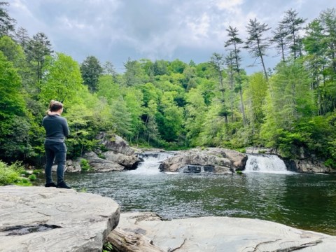 This Jaw Dropping Waterfall Gorge Is Unlike Anything Else In North Carolina