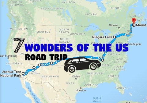 The Scenic Road Trip That Takes You To All 7 Wonders Of The US