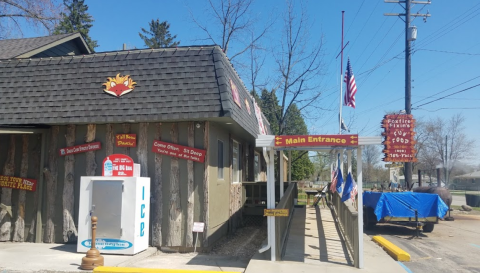 There's No Telling What You'll Spot On The Walls Of This Quirky Michigan Restaurant