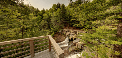 The Magnificent Bridge Trail In New York That Will Lead You To A Hidden Overlook