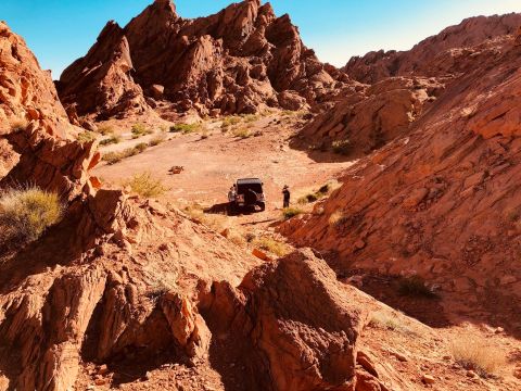 Beautiful Petroglyphs Are Waiting  At The End Of This Little-Known Trail In Nevada