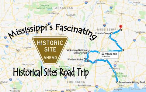 This Road Trip Takes You To The Most Fascinating Historical Sites In All Of Mississippi