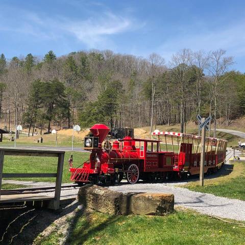 The Charming Train Park In West Virginia You'll Want To Spend More Time In