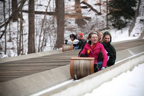 The Toboggan Park Near Cleveland That Will Make Your Winter Unforgettable