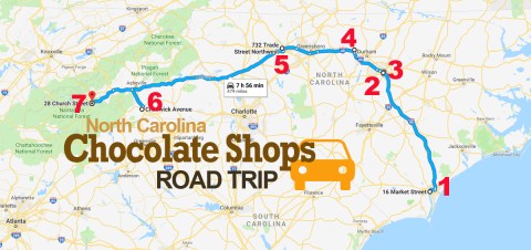 The Sweetest Road Trip in North Carolina Takes You To 7 Old School Chocolate Shops