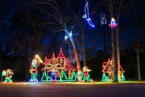 Take A Dreamy Ride Through The Largest Drive-Thru Light Show In Illinois, The Festival of Lights