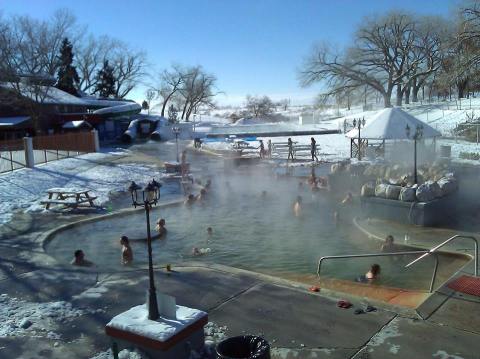 Watching Snow Fall From This One Hot Spring Resort In Utah Is Basically Heaven