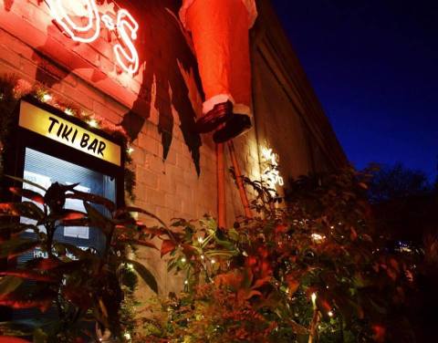 The Tiki Bar In Georgia That Turns Into A Holiday Festivus Every Year