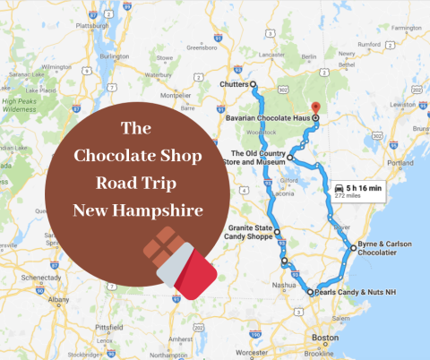 The Sweetest Road Trip in New Hampshire Takes You To 8 Old School Chocolate Shops