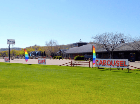 This Magical Minnesota Toy Store Is Home To An Incredible Hand-Carved Wooden Carousel