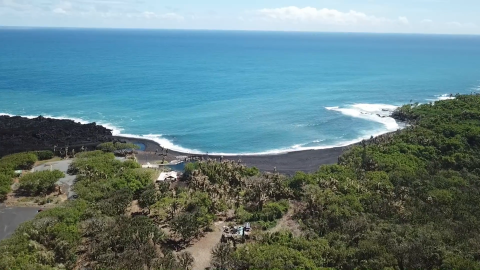 Hawaii's Newest Black Sand Beach Is Just Begging To Be Visited