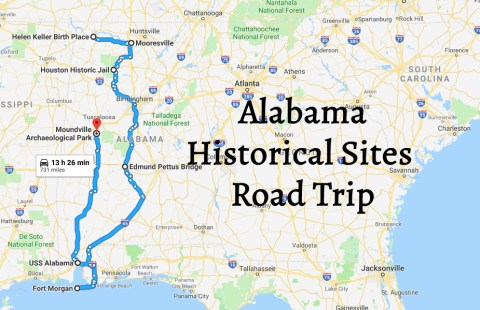 This Road Trip Takes You To The Most Fascinating Historical Sites In All Of Alabama