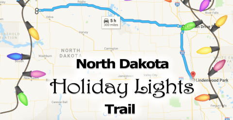 Everyone Should Take This Spectacular Holiday Trail Of Lights In North Dakota This Season