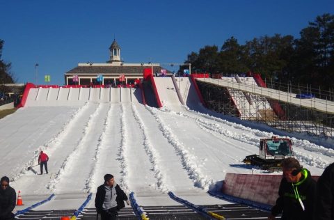 The Country's Most Underrated Snow Tubing Park In Georgia Is Snow Mountain And It's A Blast To Visit