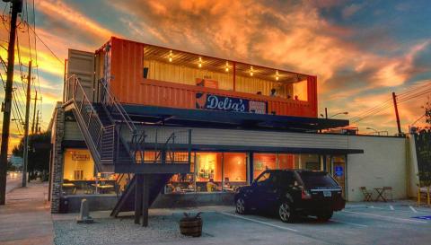 Dine In A Converted Shipping Container At This One-Of-A-Kind Georgia Restaurant