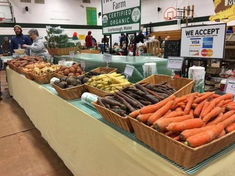 A Trip To This Gigantic Indoor Farmers Market in Maine Will Make Your Weekend Complete