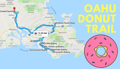 Take The Hawaii Donut Trail For A Delightfully Delicious Day Trip