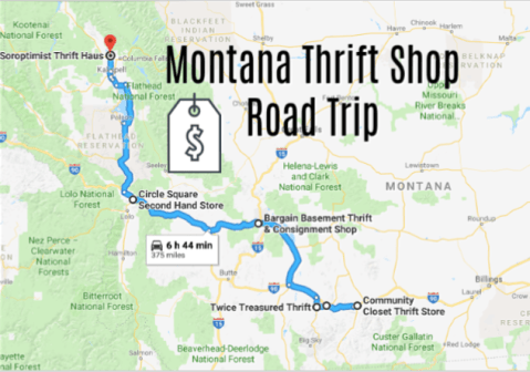 This Bargain Hunters Road Trip Will Take You To The Best Thrift Stores In Montana