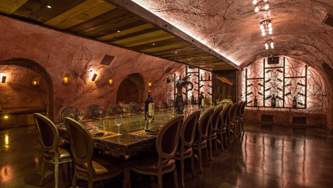 The Underground Wine Cave At Rails Steakhouse In New Jersey You'll Want To Visit