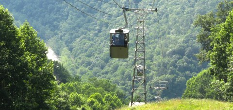 Ride A Tram To The Bottom Of The Gorge To Eat or Sleep At This West Virginia Lodge