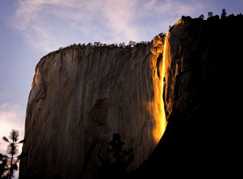 This Waterfall Of Fire In Northern California Needs To Be Seen To Be Believed