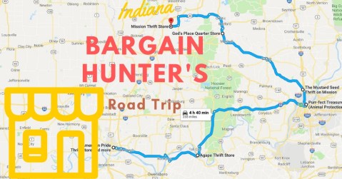 This Bargain Hunters Road Trip Will Take You To The Best Thrift Stores In Indiana