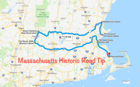 This Road Trip Takes You To The Best Historical Sites In Massachusetts