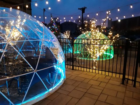 Hang Out In An Igloo At This One-Of-A-Kind Massachusetts Wine Bar