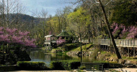 This Hidden Lagoon In Arkansas Has Some Of The Bluest Water In The State