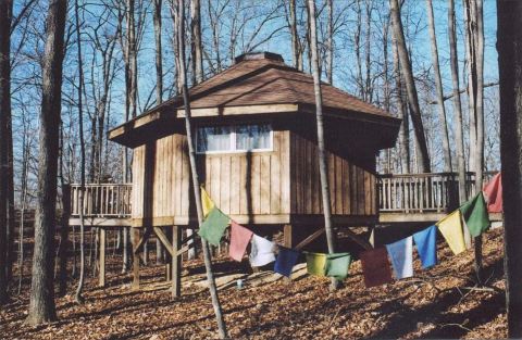 This Indiana Temple Has A Yurt Village That's Absolutely To Die For