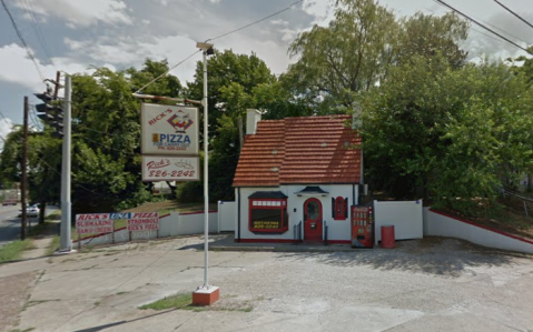 This Former Gas Station Has Now Been A Favorite Local Pizza Parlor For Over 40 Years