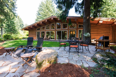 Enjoy Your Own Private Waterfall At This Secluded Cabin Getaway Near Oregon